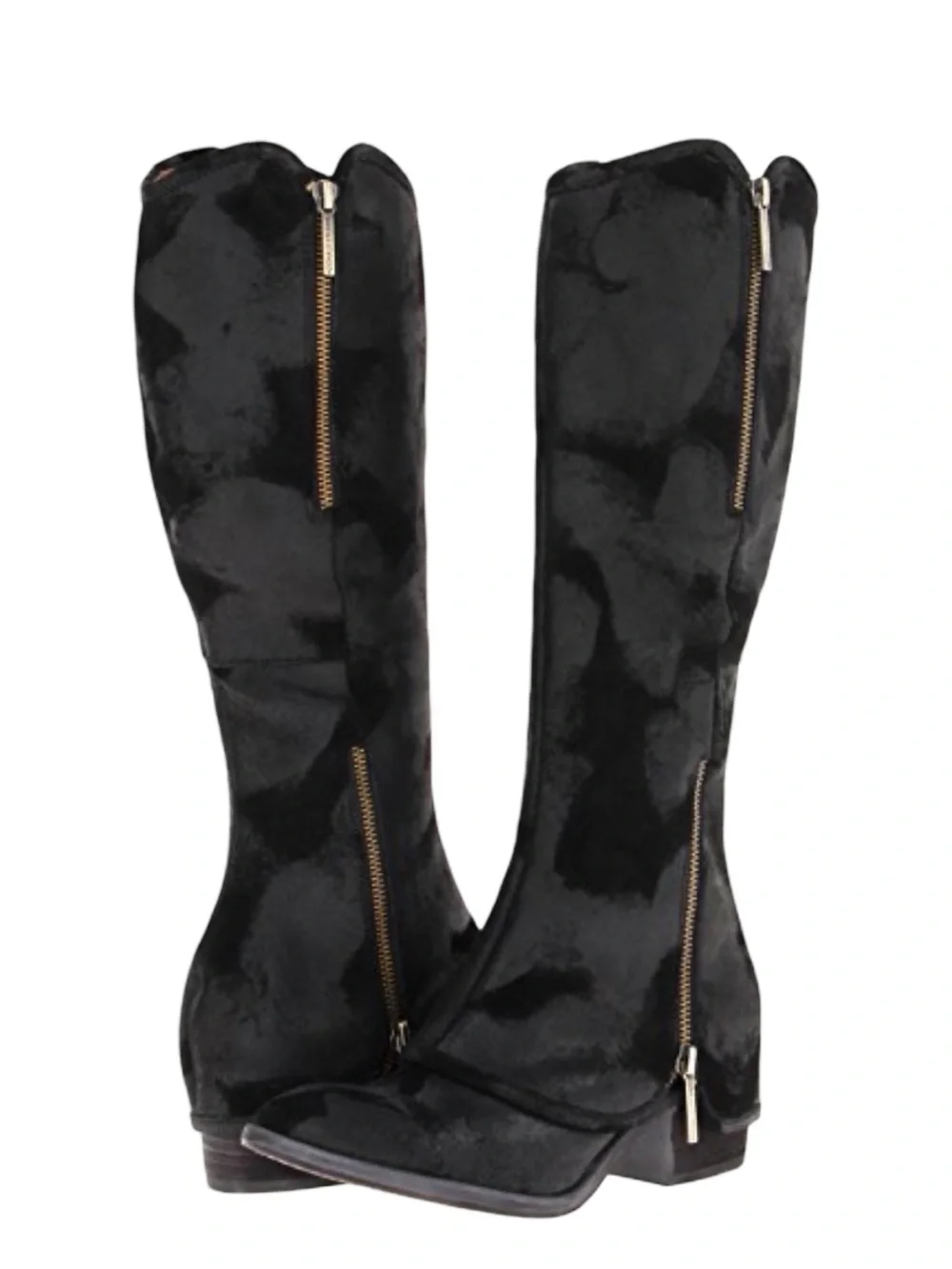 Donald J. Pliner | Devi 3 Tall Black Women's Knee-High Leather Boots | 9